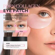 KOEC PDRN Collagen Eye Patch, Korean Glass Skin Care Under Patch Hydrating Radiance Easy Eye Mask, Hydrating Firming Care, Eye Bags Reduction - 藕粉色 - 查看 3