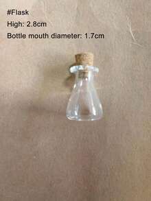 DIY Shaped Mini Glass Bottles, Wishing Bottles, Perfume Bottles, Phone Pendant Accessories