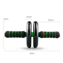 Rueda de ejercicio para abdominales - Negro - Ver 3