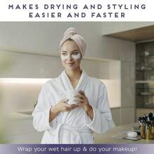 Thickened Shower Cap, Quick-Drying Hair Towel, Absorbent Dry Hair Cap, Suitable For All Hair Types