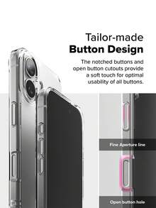 1 件软 TPU 手机壳适用于 Apple 17/17Pro/17ProMax/17Air/16 16 Pro 16 Plus 16 Pro Max /16e / 15ProMax/ 15Plus 14 13 12 11，减震保险杠保护套 - 無色 - 查看 6