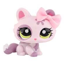 Minilpsshop Rare Pet Shop Animal Toy:Crouching Cat #1628 With Accessory – Ideal Adult Collectible Gift - 紫色 - 查看 1