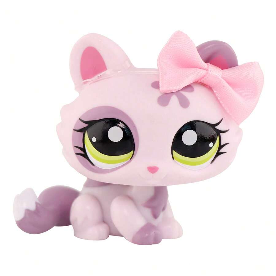 Minilpsshop Rare Pet Shop Animal Toy:Crouching Cat #1628 With Accessory – Ideal Adult Collectible Gift - 紫色 - 查看 1