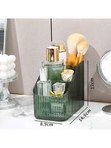 1 pièce Boîte de rangement à compartiments de bureau, organisateur à 3/4 grilles convenant pour le bureau, la cuisine, les produits de beauté, les cosmétiques, les stylos, les bijoux, la papeterie et autres articles de bureau essentiels, peut s'adapter à votre salle de bain, votre coiffeuse, votre bureau ou votre cuisine