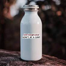 1/3/6 piezas Vive, ríe, ama - Pegatina de vinilo humorística con material de PVC para estuche de teléfono, broma de envejecimiento, pegatina gráfica divertida, meme divertido, regalos para ella, regalos de cumpleaños, pegatinas para adultos, mejores amigas