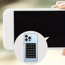 3 piezas Soporte de teléfono con ventosa de silicona, base adhesiva impermeable apta para la mayoría de teléfonos, agarre universal para selfie y video, negro/blanco/rosa claro