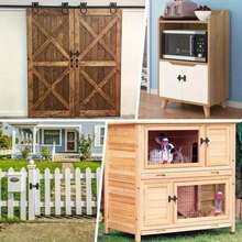 1 Set Of 180 Degree Flip Commercial Grade Stainless Steel Sliding Barn Door Locks, Durable, Suitable For Pets, Garages, Bathrooms, Windows, Outdoors - Home Security And Safety Enhancer, Fits All Door Types, No Charging Required