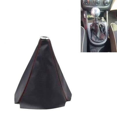 Funda universal manual para palanca de cambios, funda de polvo para transmisión, accesorios modificados de piel de poliuretano, funda interior para palanca de cambios de automóvil, resistente al desgaste y fácil de instalar