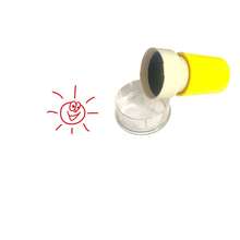 1pc Self-Inking Happy Sun Round Photosensitive Stamp, Fun Sun Pattern, Adds Creative Fun To Classroom, Teacher's Reward Stamp, Suitable For Home And Teacher Use - one-size - View 5
