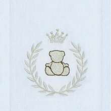 Soft 100% Cotton Double Embroidered Shoulder Diaper For Baby - 卡其色 - 查看 2
