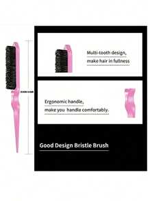 5pcs/4pcs/2pcs Comb Set, 6.8oz/200ml Continuous Fine Mist Spray Bottle, Suitable For Adult And Girl Hair, Fun Combs, Rat Tail Comb Edge, Suitable For Hairstyling And Hairstylists - Multicolor - View 5