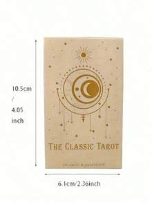 78PCS Classic Tarot Card Set With Guidebook, Beginner-Friendly And Easy To Learn. Portable Design Suitable For Multiplayer Entertainment, Divination Practice And Casual Game Nights. Features Elegant Card Artwork With Clear Printing And Durable Paper Quality For Smooth Handling And Long-Term Use. Ideal For Tarot Beginners, Card Game Lovers And Collectors. Suitable For Parties, Daily Readings, Tabletop Games And Personal Exploration. A Perfect Gift Choice For Christmas, Halloween And Thanksgiving, Combining Fun, Creativity And Decorative Value. - 彩色 - 查看 4