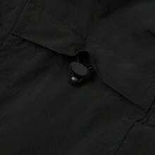 MLB Unisex Casual Woven Hooded Jacket, GORPCORE POCKET BLOCKING WINDBREAKER, Minimalist Sportswear Outerwear, 3AWJB0751-50BKS