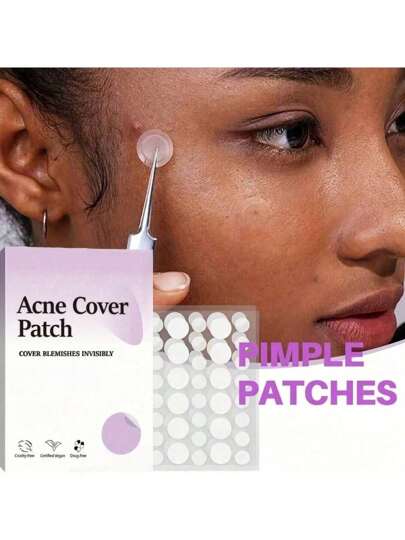 36/360 parches hidrocolloides para el acné, pegatinas para puntos de día y noche, suaves y no irritantes - impermeables y transpirables, parches para acné que ocultan y cubren imperfecciones, parches faciales y de cuidado de la piel para el acné - invisibles, ultra finos imprescindibles