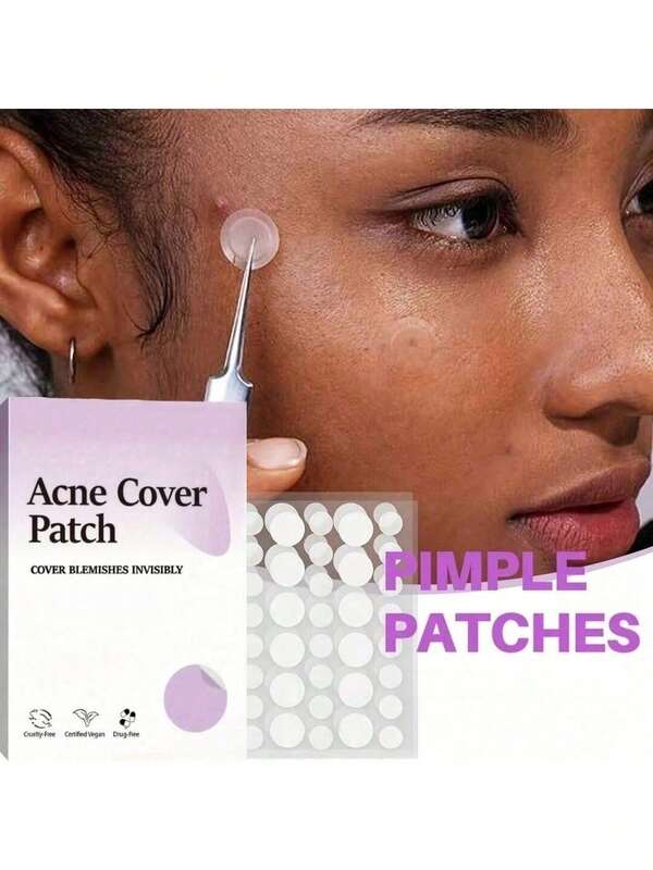 36/360 pezzi Cerotti idrocolloidali per brufoli e acne, adesivi per macchie diurni e notturni, delicati e non irritanti - impermeabili e traspiranti, cerotti per coprire e nascondere brufoli e imperfezioni, essenziali per la cura del viso e della pelle - invisibili, ultra sottili