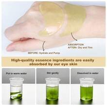 Avocado Moisturizing Collagen Eye BagMask,60pcs/Set Under Eye, Eye Care Product Dark Eye Bags, Skin Care  Moisturizer Hydrating Comfort - 1個/酪梨 - 查看 2
