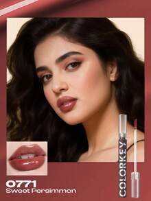 COLORKEY 镜面光泽唇釉，闪亮保湿唇彩，不粘腻，持久滋养 - 液体唇膏，超级保湿唇彩，化妆品品牌，适合女性和女孩，完美适用于秋冬季节，Y2K 时尚，适合生日、情人节、派对等场合，最佳颜色 - 查看 3