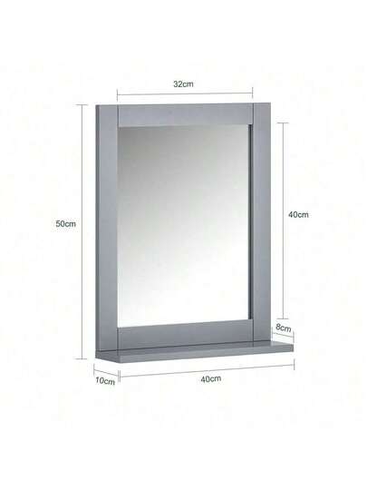 SoBuy Bathroom Spiegel FRG129 SG view 5