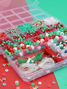 2000 piezas Juego de cuentas de arcilla Kits de pulseras con cuentas con letras Juego de fabricación de joyas Cuentas para pulseras de la Suministros para hacer joyas para fiestas de cumpleaños