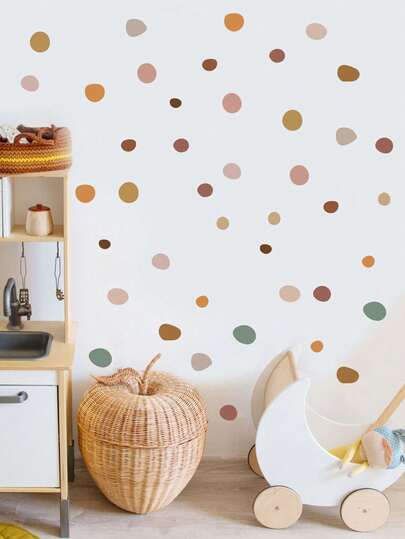 1 Parça Duvar Çıkartmaları - [Renkli Renkli Bloklar, İnek Siyah Renkli Bloklar] Kreş, Çocuk Odası, Oyun Odası veya Sınıf İçin PVC Kendinden Yapışkanlı Çıkarılabilir Duvar Çıkartmaları - Her Alan İçin Şirin ve Yaratıcı Duvar Dekoru