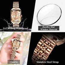 POEDAGAR Luxury Watch For Woman Waterproof Calendar High Quality Ladies Watch Stainless Steel Fashionable Women's Clothing Jewelry Accessories Elegant+Box Japan Imported Quartz Movement Birthday Gift Mom Wife Friends Lovers Souvenirs Back To School Essentials - 彩色 - 查看 10