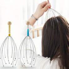 1件装八爪鱼头部按摩器 灵魂提取抓痒器 头皮抓痒神器 经络止痒器 - 顏色隨機 - 查看 2