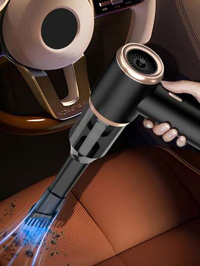 Mini Powerful Car Stofzuiger Cleaner, Cordless Ho hold Cleaning Robot, Blow Suction All In One Cleaner Home, Keyboard, Sofa Wet/Dry Accessories Supplies Small Appliances, Accessories(2400mAh) view 4