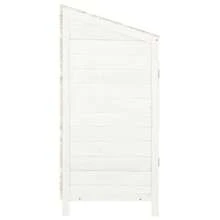 vidaXL Garden Shed For Tool Storage House Outdoor Backyard Solid Fir Wood - White - View 5