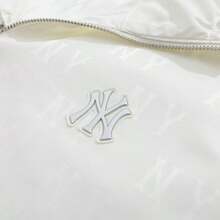 MLB جاكيت رجالي ونسائي منسوج بغطاء رأس، بتصميم كلاسيكي أحادي اللون، من JQD WINDBREAK، ملابس رياضية، ملابس خارجية بسيطة، بلوزة كاجوال 3AWJM0453-50IVS