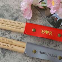 Personalized DRUMSTICKS 5A Drum Sticks Drummer Fathers Day Gift For Him Dad Boyfriend Men Son Husband Band Musician Custom Engraved PAIR Customized Drumstick,Drum Stick,Custom Drumstick,Unique Gifts - Multicolor - View 5