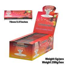 50 Booklets (2500 Sheets)/Box, HORNET Flavored Rolling Papers 1 1/4 Size, 50 Sheets/Booklet, Multiple Flavors Available, Portable Boxed Rolling Papers Smoking Accessories