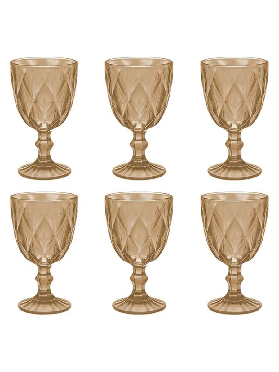 Set Of 6 Glass Cups (240ml). Bluelander - 亮橙色 - 查看 1