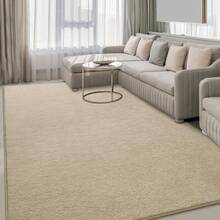 Large Modern Area Rugs For Bedroom,  Thickened Memory Foam Indoor Carpets For Living Room, Soft Non Slip Low Pile And Machine Washable Rug - Khaki - View 3