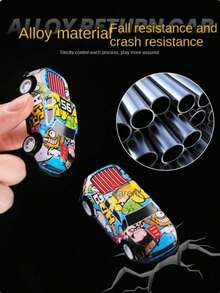 20/30/60pcs Children Toy Cars With Pull & Push Mechanism, Random Car Pattern & Color, Compact Friction Toy Cars, Great Gift For Kids, Christmas, New Year, Back To School