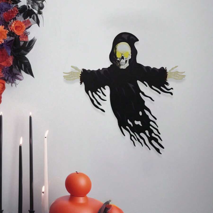 Halloween Mini Figurine Horror Decorations Micro Models For Scary Party Haunted House Tabletop Display Trick Or Treat Accessories - Black - View 1