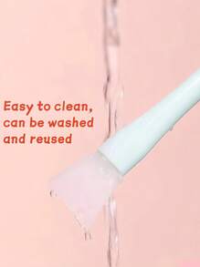 30pcs Silicone Mask Brush, Soft Head With Scraper, All-In-One Dual-Purpose Mud Mask Brush, DIY Mask Adjustment Beauty Tool Beauty Makeup