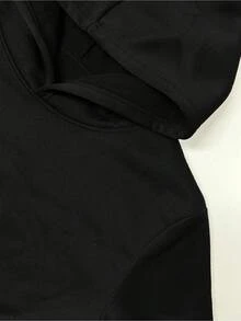 QUEENS ARE BORN ARIES Women's Hoodies - 黑色 - 查看 4