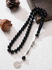 1pc 45pcs 10cm Acrylic Prayer Beads Misbaha, Faux Amber - Multicolor - View 16