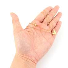 2件套经典不锈钢心形字母吊坠项链，可叠戴，女士款 - 風格7 - 查看 3