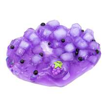 2.37 盎司波霸脆皮史莱姆套装西瓜葡萄桃预制水晶史莱姆套装，超柔软不粘果冻立方体史莱姆派对礼物生日礼物 - 70ml - 查看 8