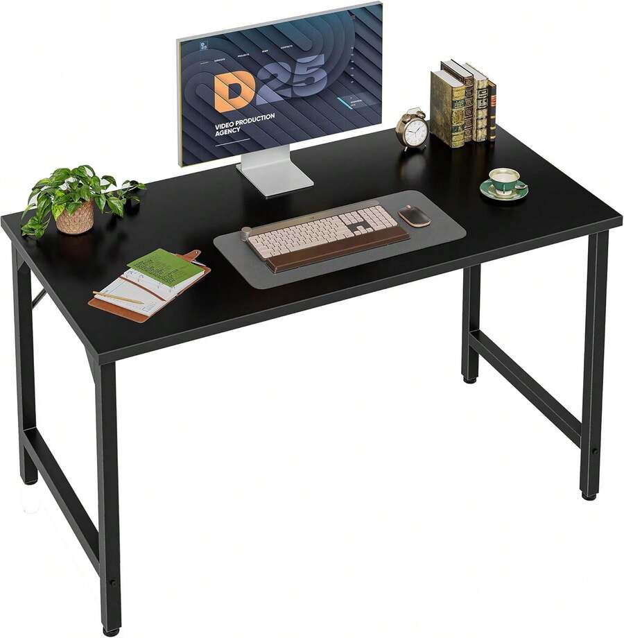 40 Inch Computer Desk, Small Home Study Writing Kid Table, Simple PC ...