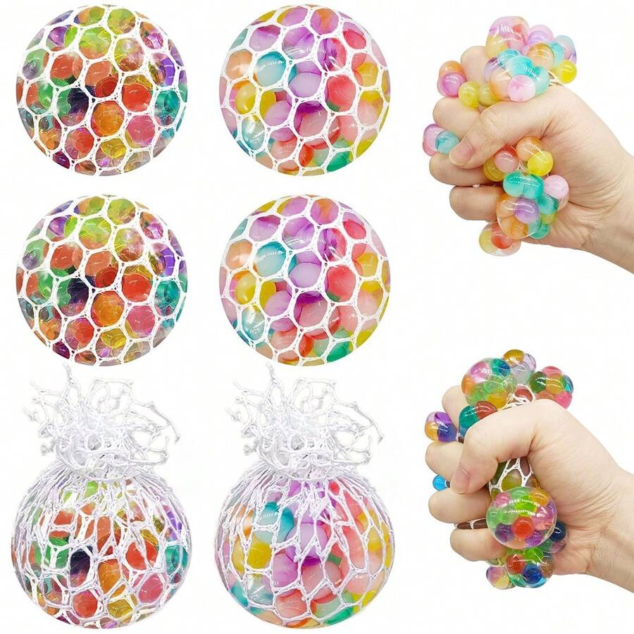 1/2/5/36 Pack Stress Balls Set Fidget Toys Halloween Christmas Party Favors For Kids School Class Birthday Gifts, Squish Toys, Stress Relief Toys Squeeze Balls Bulk, Party Favors, Goodie Bag Stuffers, Random Style And Color