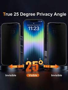 2 Packs Frosted Privacy Screen Protector, Compatible With IPhone 9H Anti-Peeping Ceramic Frosted Privacy Film, Suitable For 17/16ProMax/16E/16Plus16 Pro 16/Compatible With IPhone15ProMax/14/13/12/11/XR/X/XS/7/8, 2.5D Anti-Fingerprint Frosted Anti-Peeping Screen Protector (6.9 6.7 6.3 6.1 Inch), Full Coverage Frosted Anti-Peeping Screen Protector Screen Protection Essentials, Applicable To Daily Shield, Office, Home Phone Screen Protector Waterproof Shockproof Anti-Fall Scratch Resistant