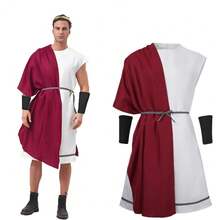 成人阿拉伯古罗马斯巴达战士角色扮演服装宙斯中世纪希腊神希腊女神神话情侣化装舞会服装，万圣节服装