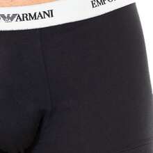 Emporio Armani Calções de banho masculinos - Multicolorido - Ver 2