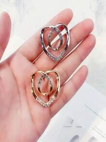 1pc Metal Clothing Knotted Buckle, Waist Corner Buckle, One-Piece Skirt Shirt T-Shirt Scarf Waist Buckle, Women'S Clothing Accessories, Gift For Friends