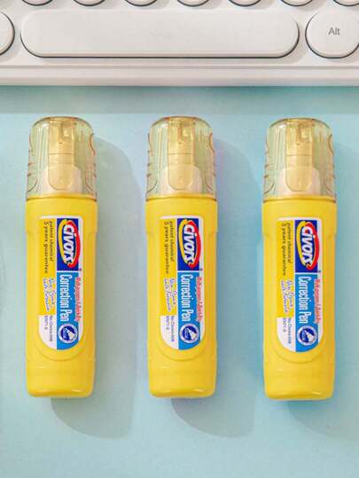 3 Stücke Korrekturflüssigkeit in Bonbonfarben, geeignet für Studenten