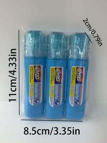 3pcs Candy Color Correction Fluid Suitable For Students - Three Blue - View 5