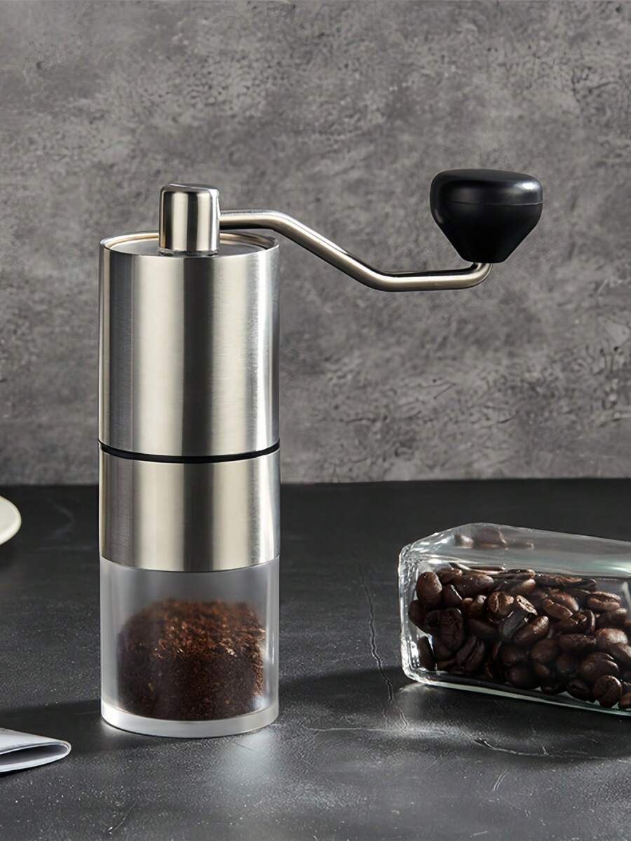 1pc Creative Hand Crank Coffee Grinder, Home Coffee Bean Grinder, Powder Grinder