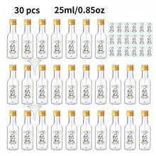 30/4pcs 25ML-50ML Mini Wedding Liquor Bottles,Beverage Dispensing Bottle,Empty Plastic Bottles,With Golden,Silvery And Black Screw Caps,And With "Take A Shot We Tied The Knot " Labels,For Wedding Party Favors,Wedding Receptions, Birthday Parties, Bridal Showers, Party Supplies,Wedding. - Transparent D - View 15